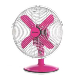 Connect It 10 Inch Fan Pink